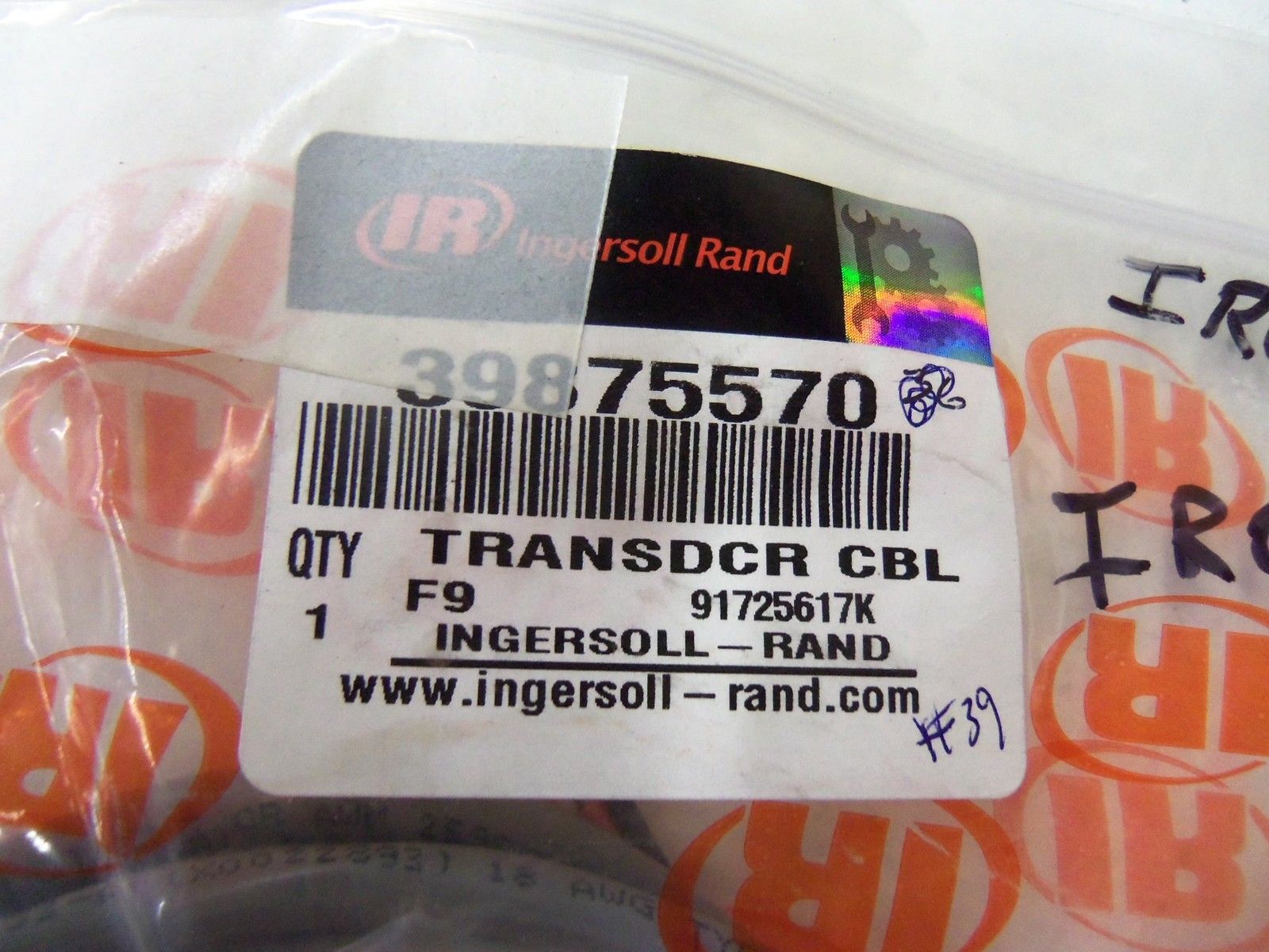 INGERSOLL RAND 39875570 *NEW IN FACTORY BAG*