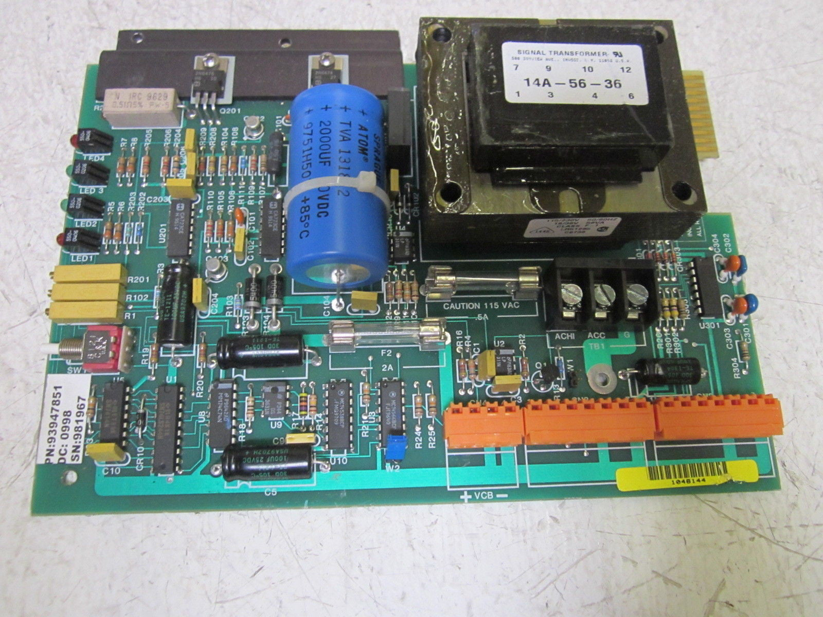 INGERSOLL RAND 93947851 PC BOARD *USED*