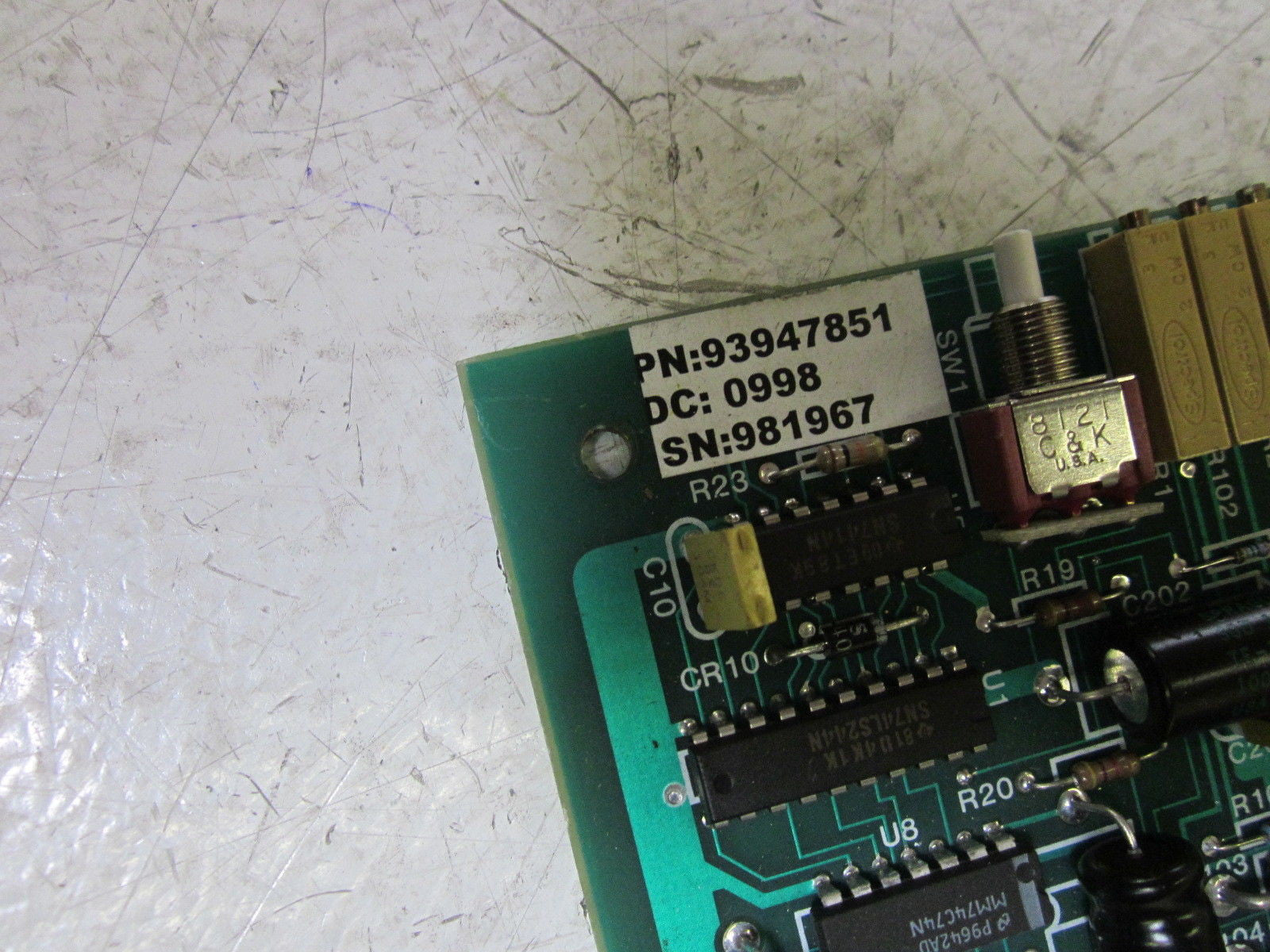 INGERSOLL RAND 93947851 PC BOARD *USED*