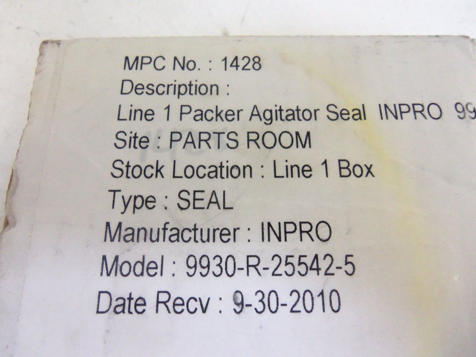 INPRO 9930-R-25542-5 *NEW IN BOX*
