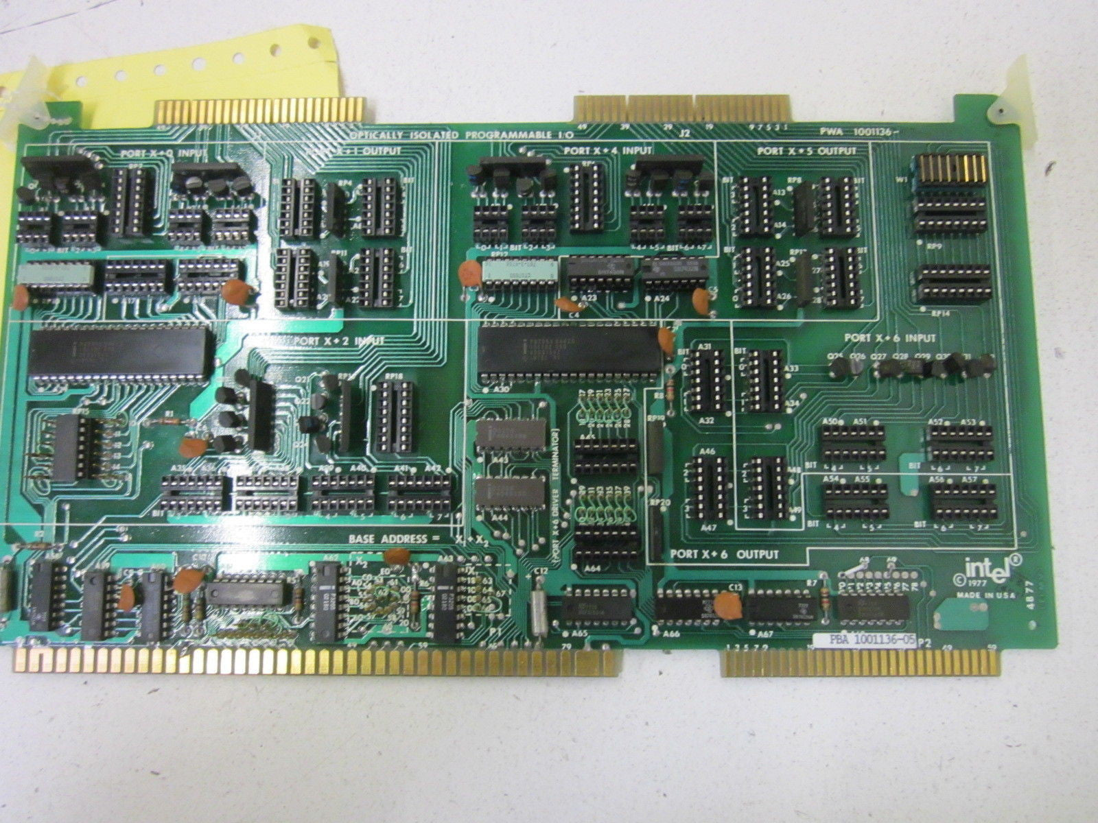 INTEL PWA1001136-02  PC BOARD OPTICALLY ISOLATED *USED*