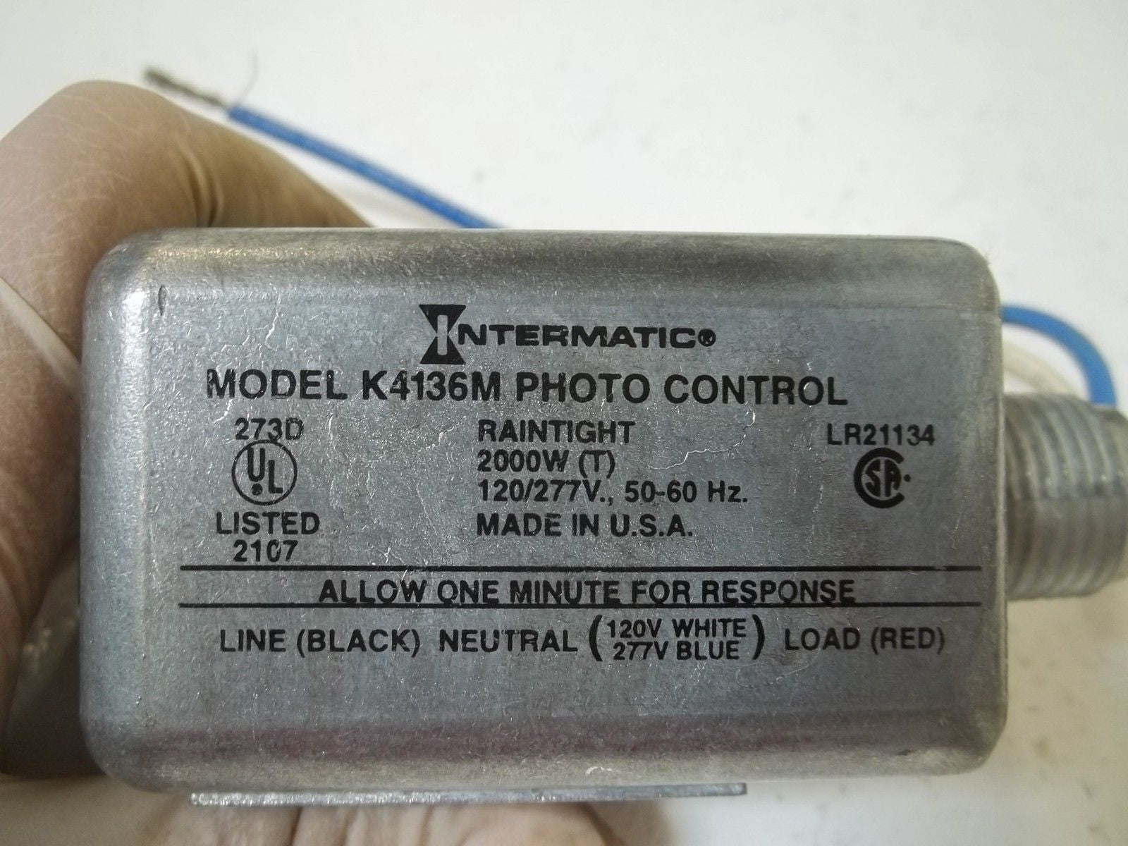 INTERMATIC MODEL K4136M PHOTO CONTROL *USED*