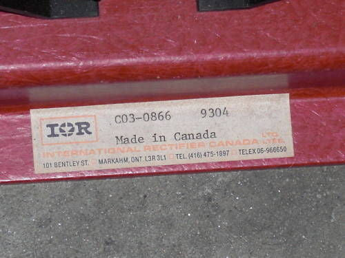 INTERNATIONAL RECTIFIER C03-0866 *USED*