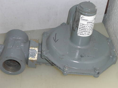 INVENSYS 143-80 REGULATOR ORANGE SPRING 12"-2 W.C. 125 PSI *NEW NO BOX*