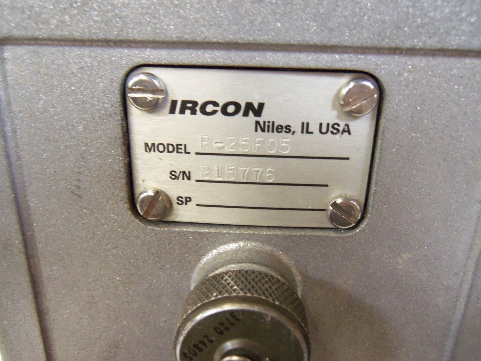 IRCON R-25F05 *USED*