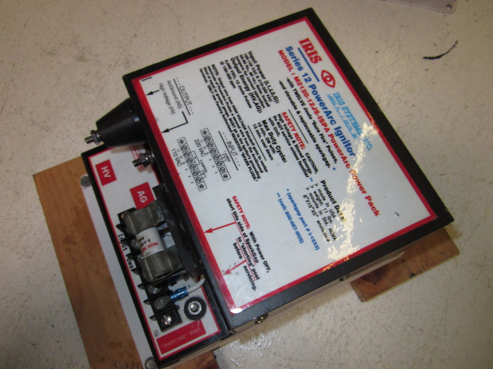 IRIS SYSTEMS M2120-12JS-1SPA *USED*