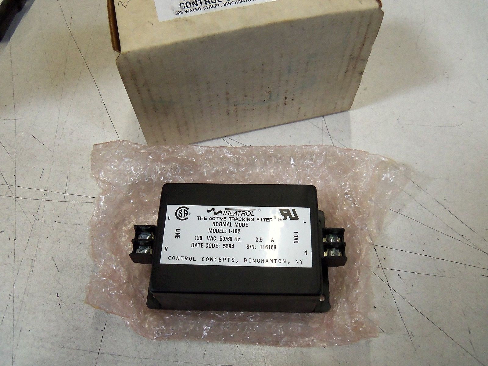 CONTROL CONCEPTS ISLATOROL I-102 *NEW IN BOX*