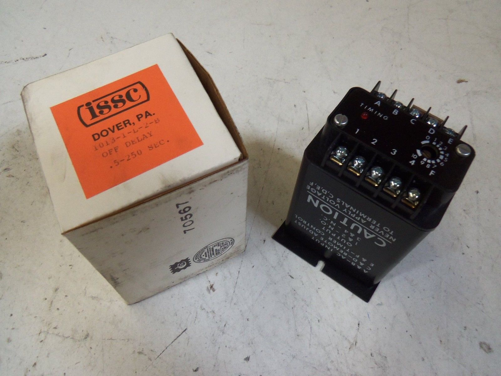 ISSC 1013-1-L-2-B SOLID STATE TIMER *NEW IN BOX*