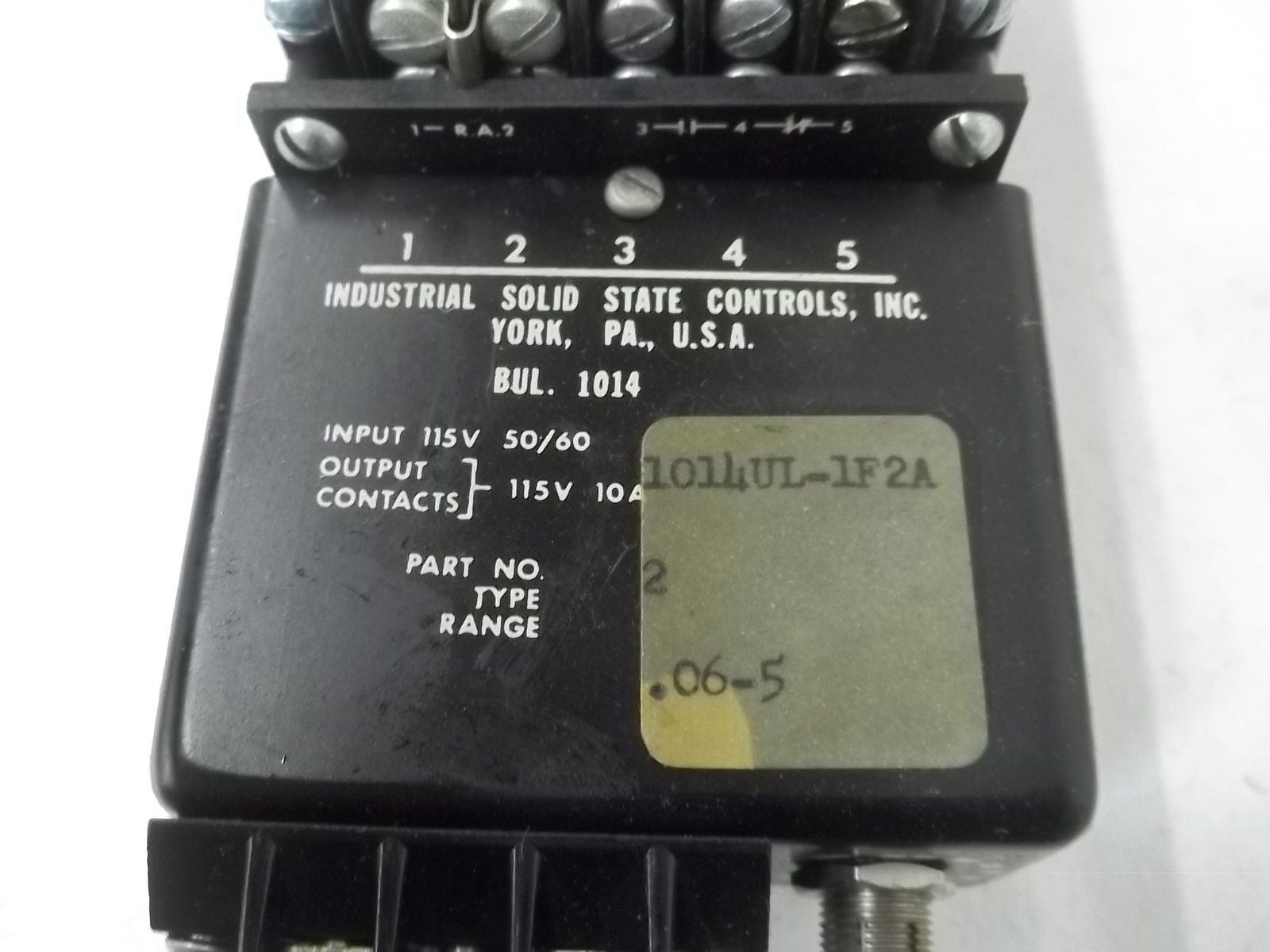 ISSC 1014UL-1-F-2-A OFF DELAY *NEW IN BOX*