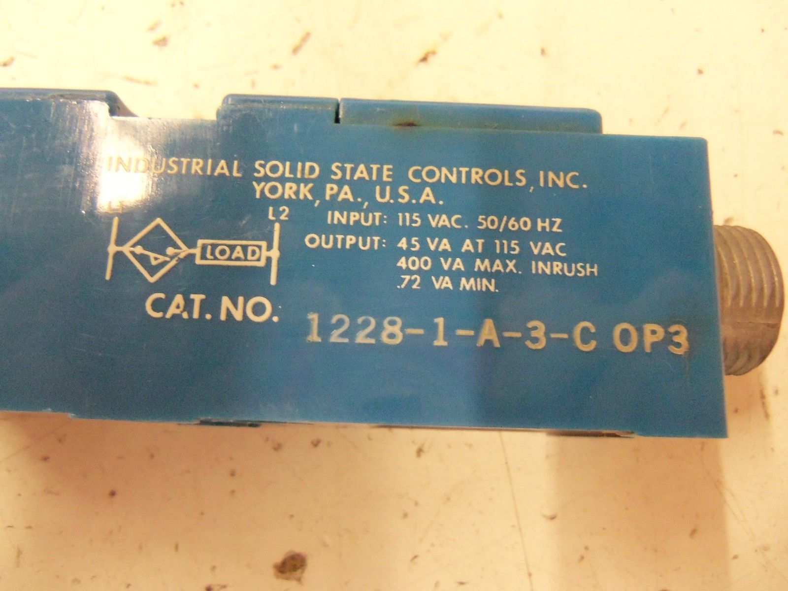 ISSC 128-1-A-3-C 0P3 *USED*