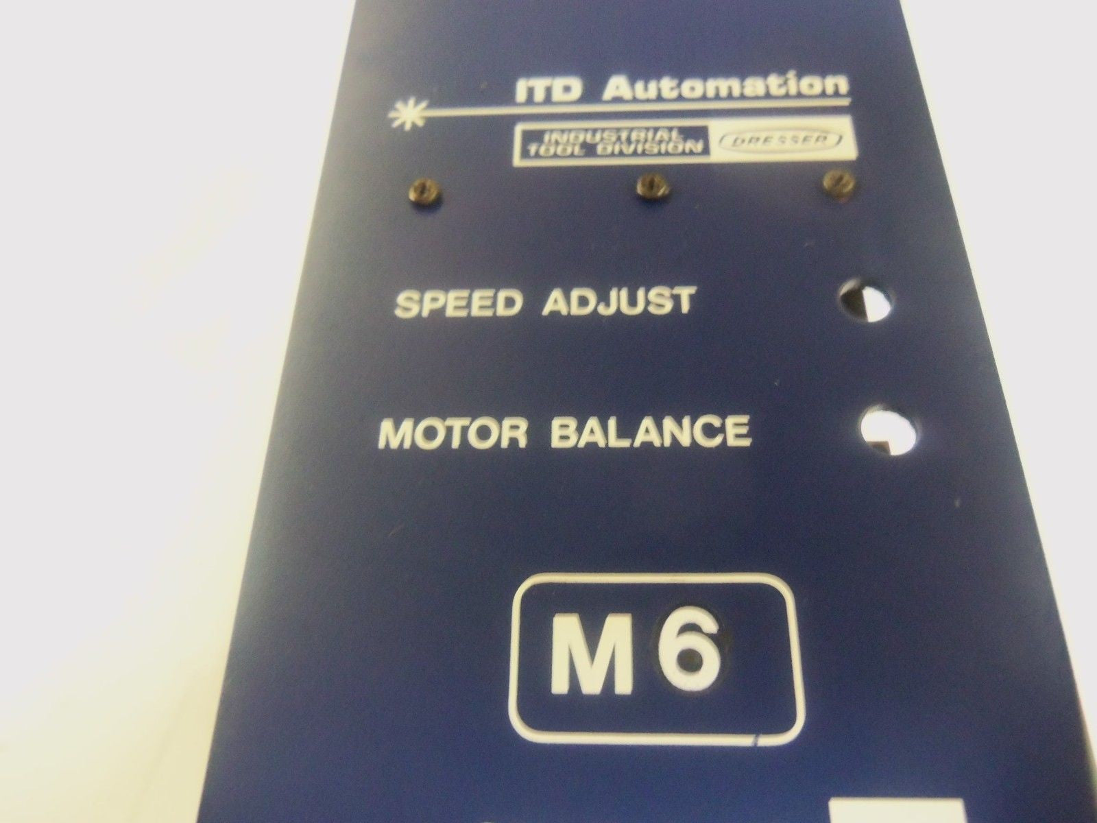 ITD AUTOMATION M6 SERVO RESOLVER *USED*