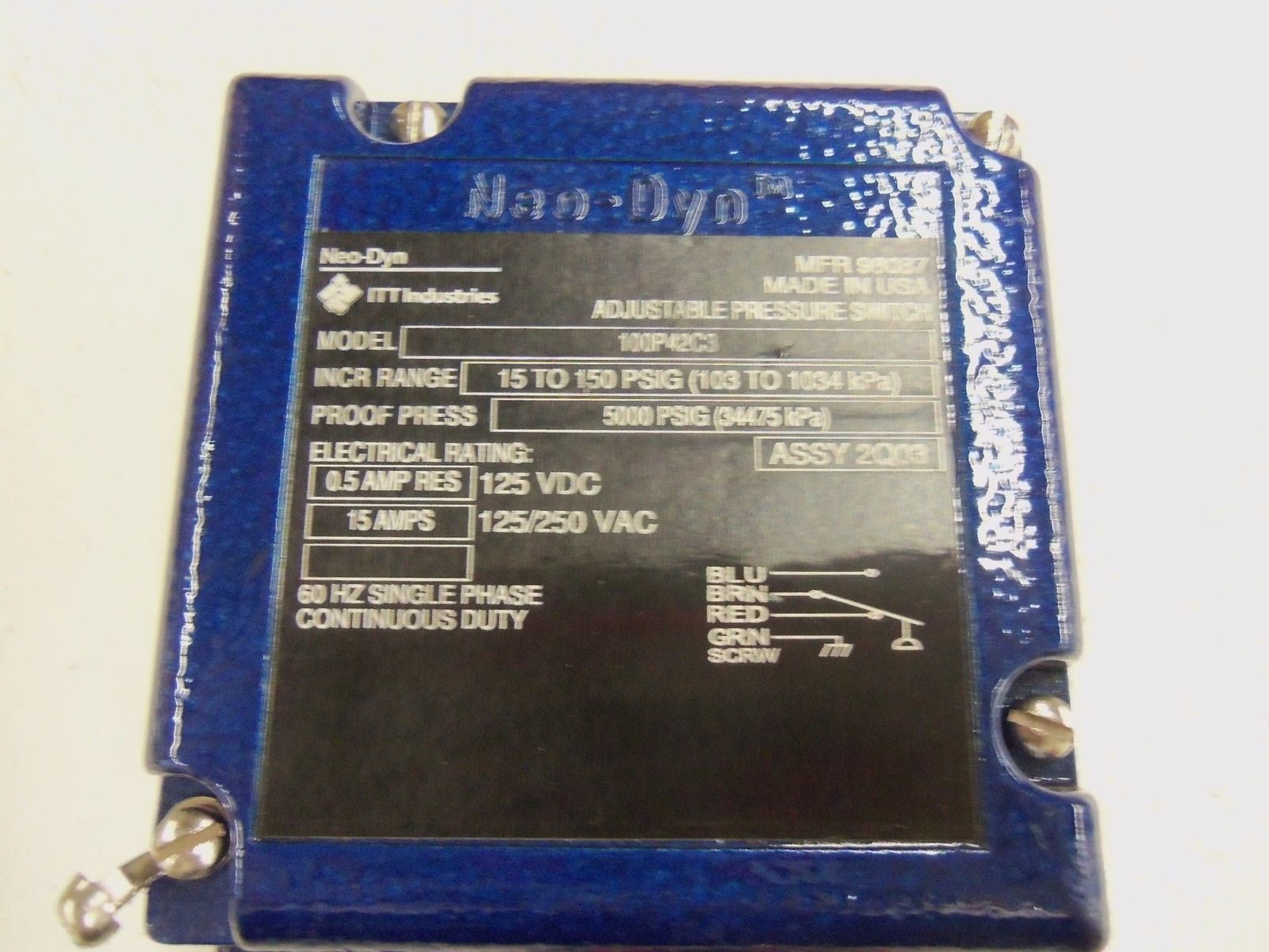 ITT 100P42C3 *USED*