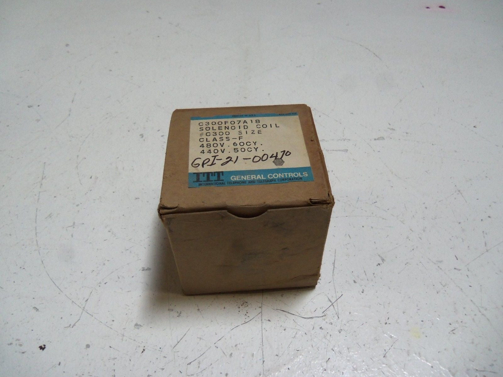 ITT C300F07A18 SOLENOID COIL *NEW IN BOX*