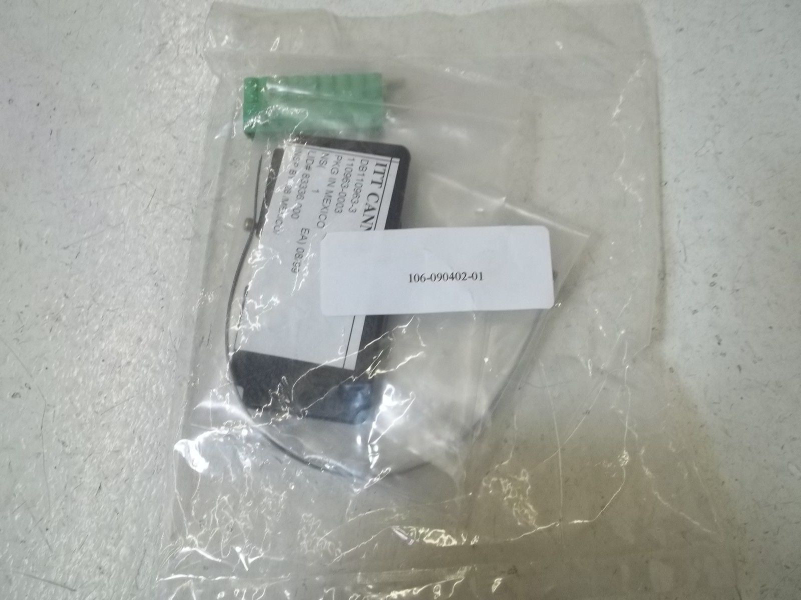 ITT CANNON DB110963-3 CONNECTOR KIT *NEW IN A BAG*