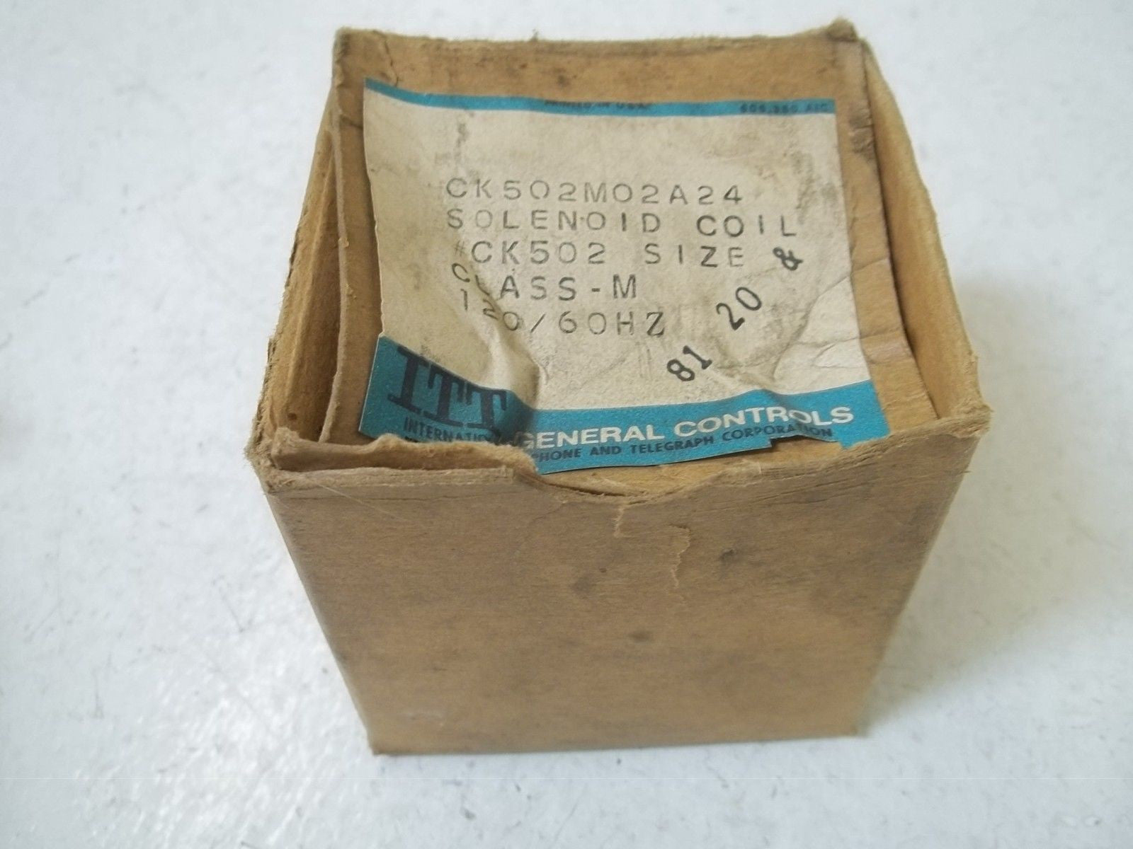 ITT CK502M02A24 SOLENOID COIL *NEW IN BOX*