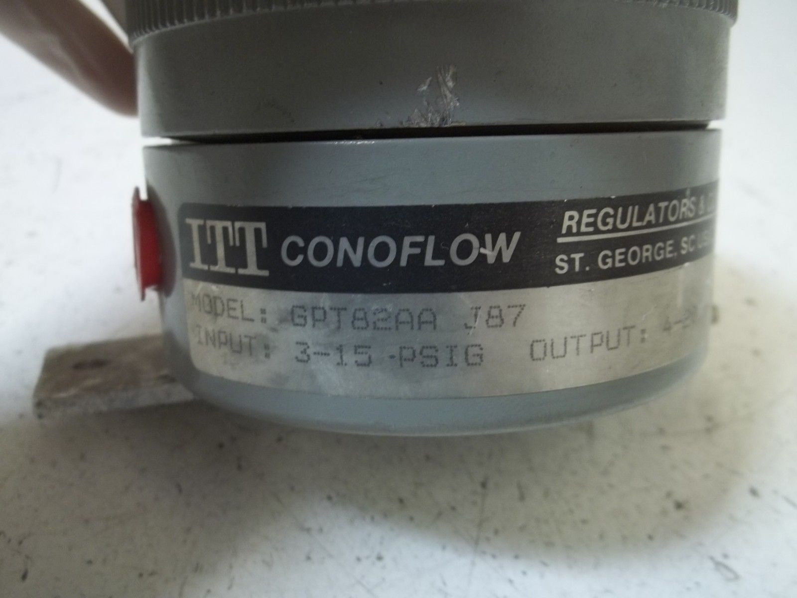 ITT CONOFLOW GPT82AAJ87 PRESSURE TO CURRENT TRANSDUCER *USED*