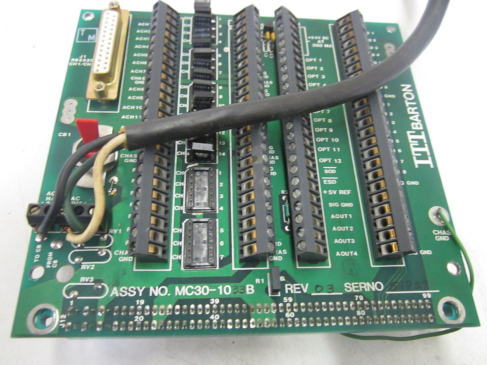 ITT MC30-1033B REV.03 *USED*