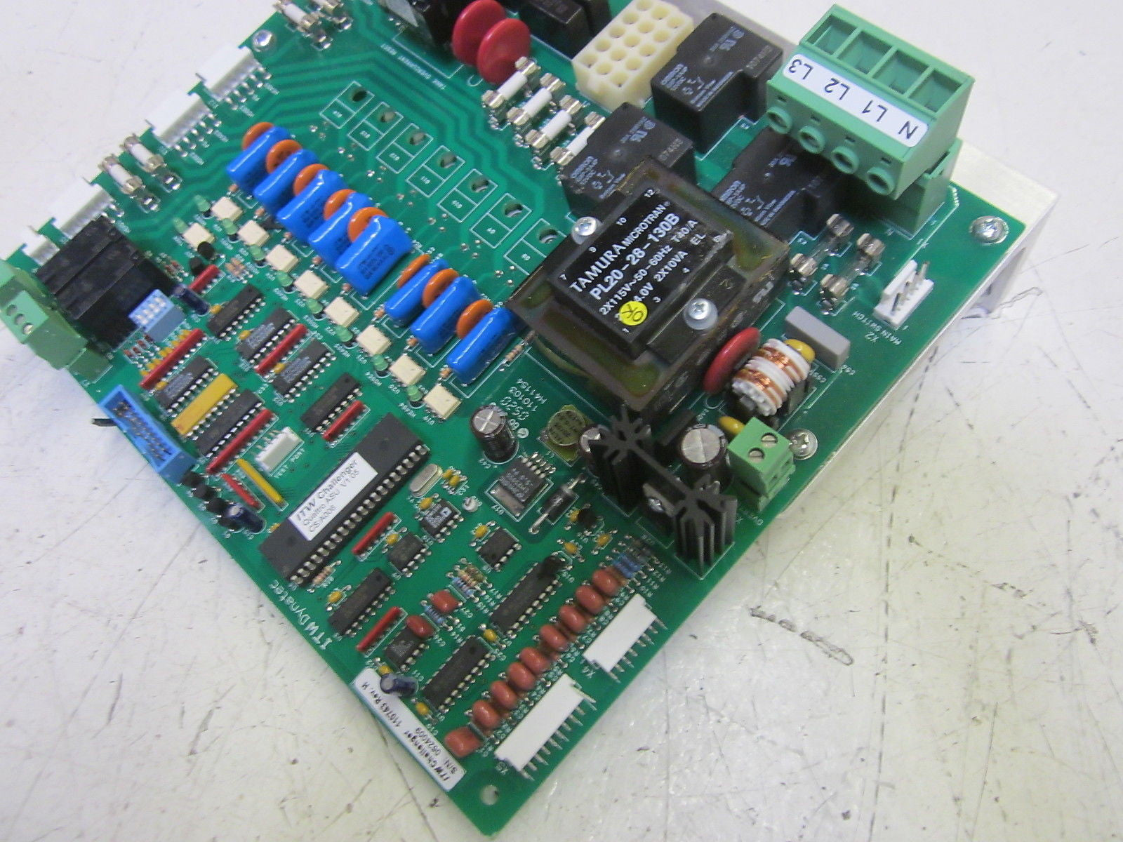 ITW CHALLENGER 110743 REV.H PCB HEAT SINK ASSEMBLY  *USED*