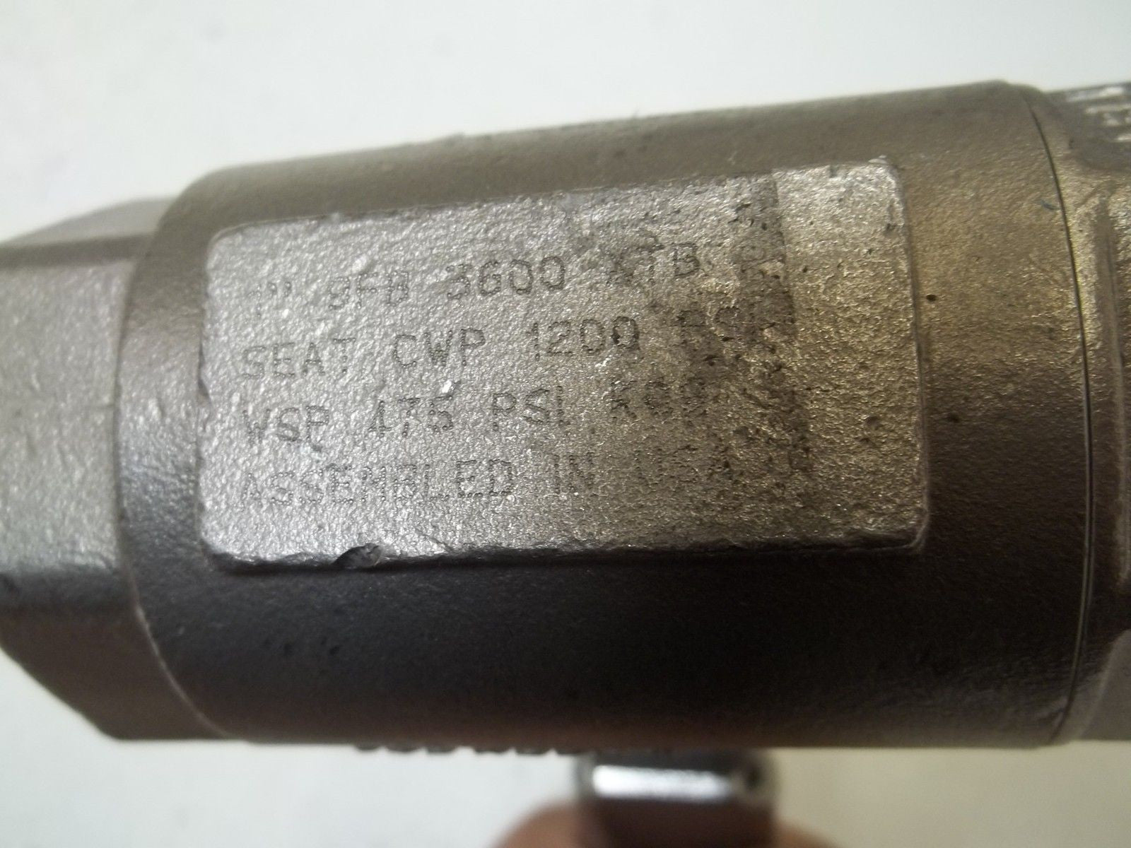 JAMESBURY 1" 9FB-3600-XTB  VALVE *USED*