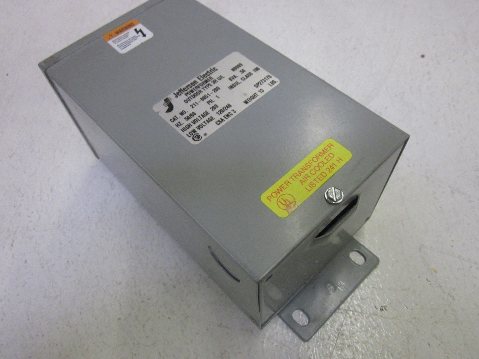JEFFERSON ELECTRIC 211-0051-208 208V TRANSFORMER *NEW NO BOX*