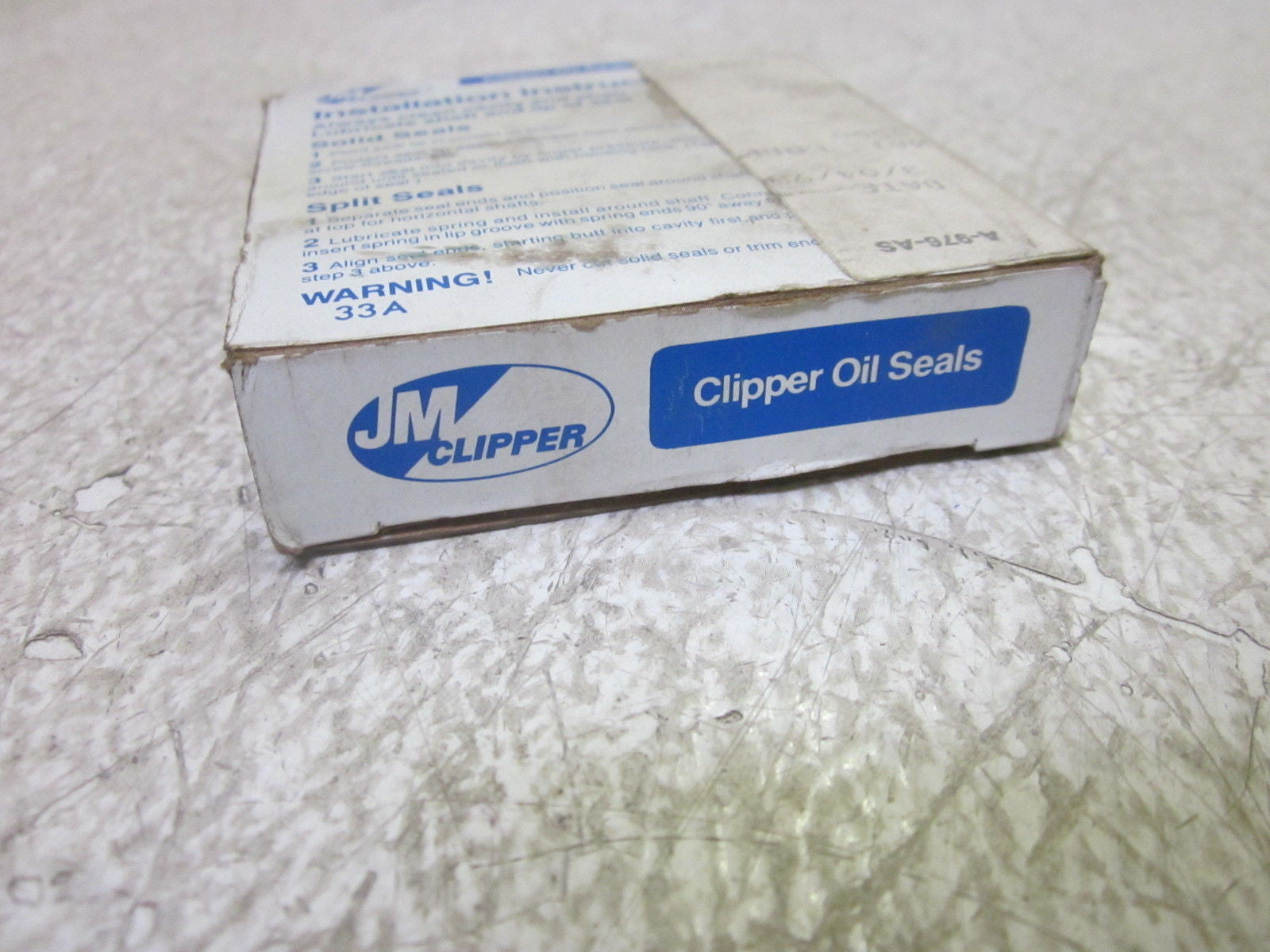 JM CLIPPER 0087-19014 OIL SEAL *NEW IN BOX*