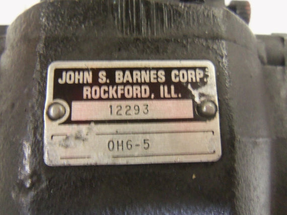 JOHN S. BARNES 12293 MOTOR *USED*