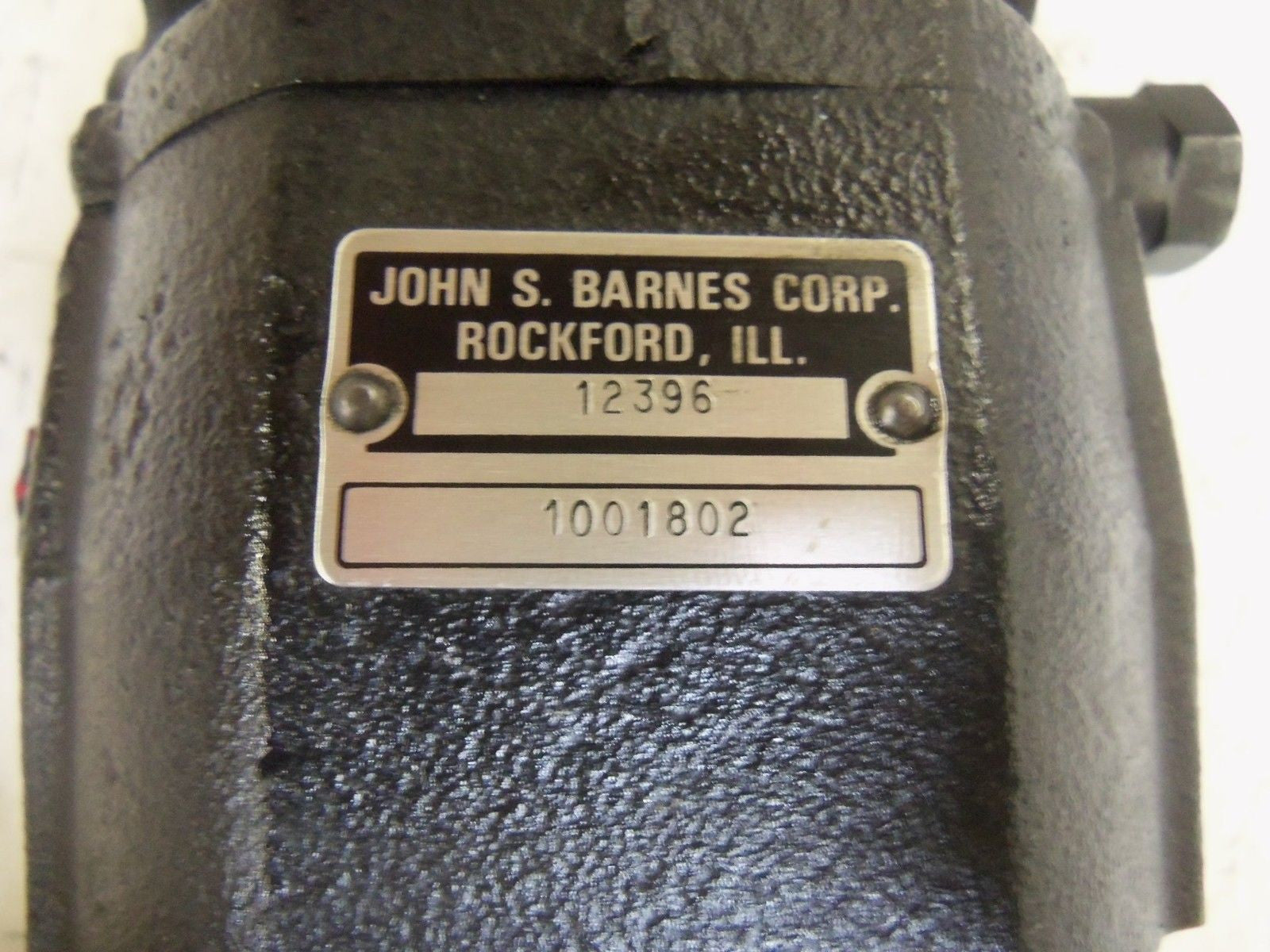JOHN S. BARNES 12396 MOTOR *USED*