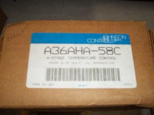 JOHNSON CONTROLS 36AHA-58C *NEW IN BOX*
