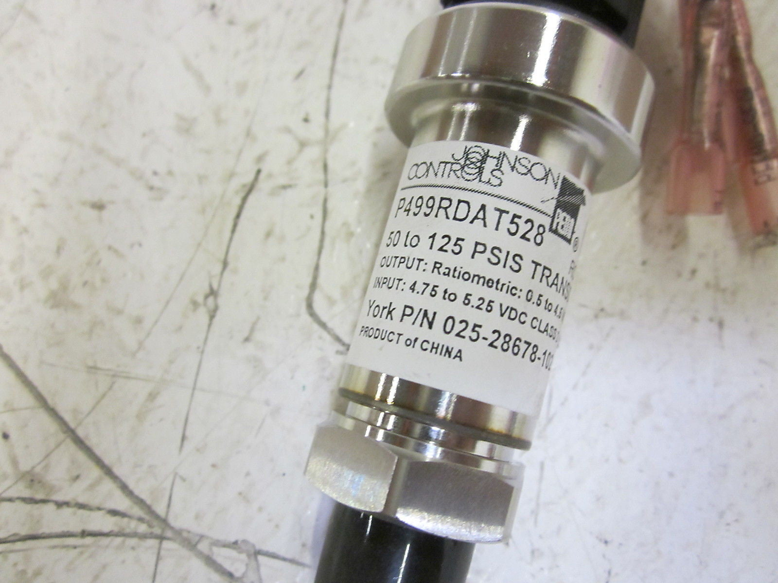 JOHNSON CONTROLS P499RDAT528 PRESSURE TRANSDUCER *NEW NO BOX*