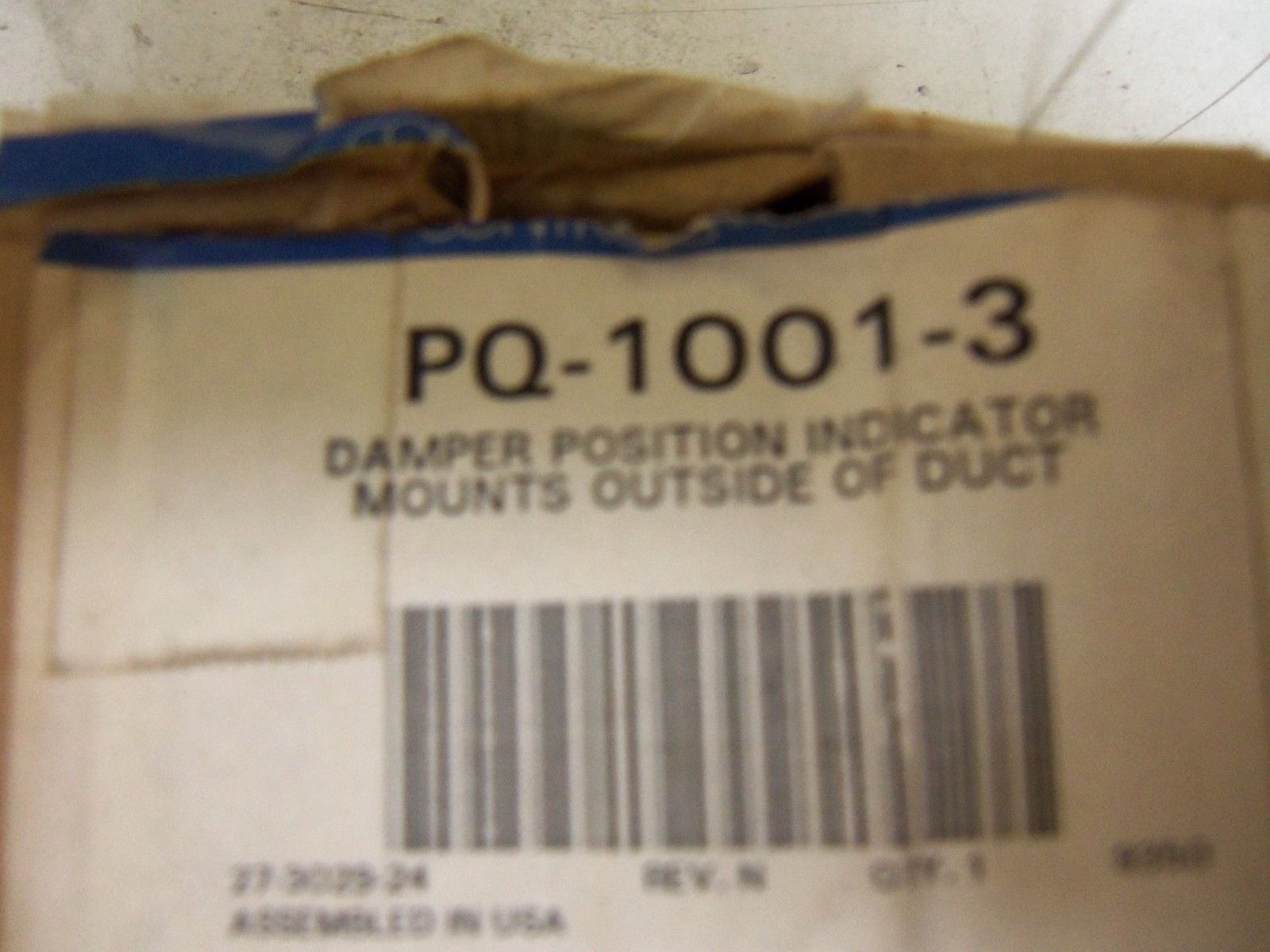 JOHNSON CONTROLS PQ-1001-3 OUTSIDE DAMPER POSITION INDICATOR *NEW IN BOX*