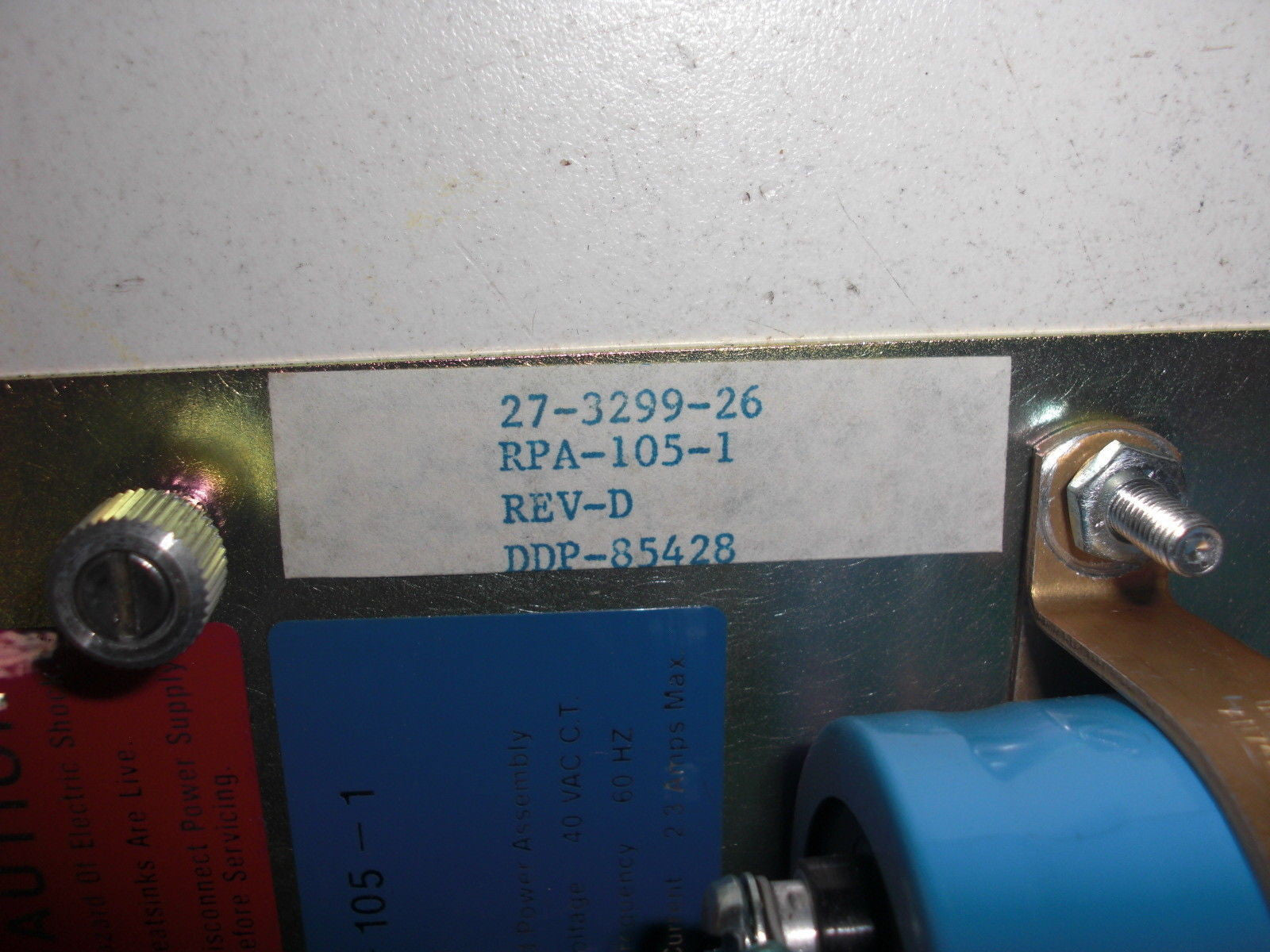 JOHNSON CONTROLS RPA-105-1 *USED*