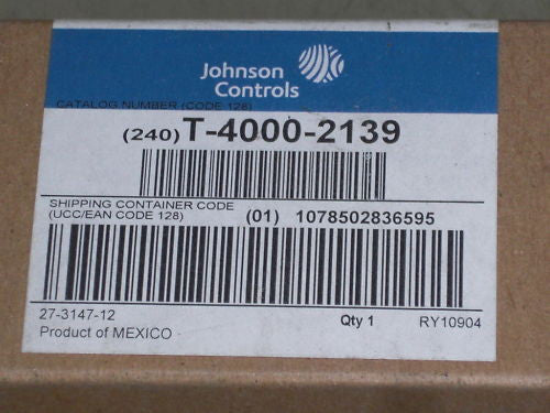 JOHNSON CONTROLS T4000-2139 BEIGE PLASTIC COVER *NEW IN BOX*