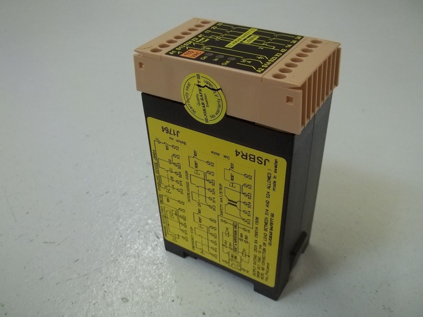 JOKAB JSBR4 RELAY 115 VAC *NEW IN BOX*