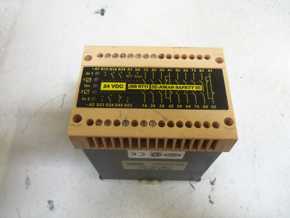 JOKAB SAFETY JSBRT11 SAFETY RELAY 24VDC *USED*