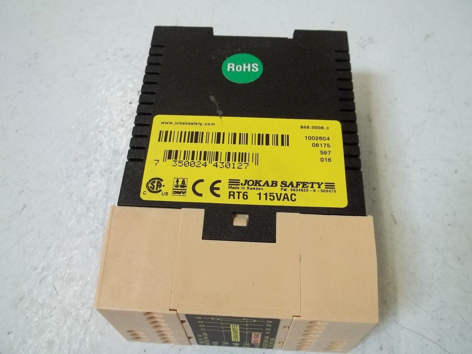 JOKAB RT6115VAC  SAFETY RELAY *NEW IN BOX*