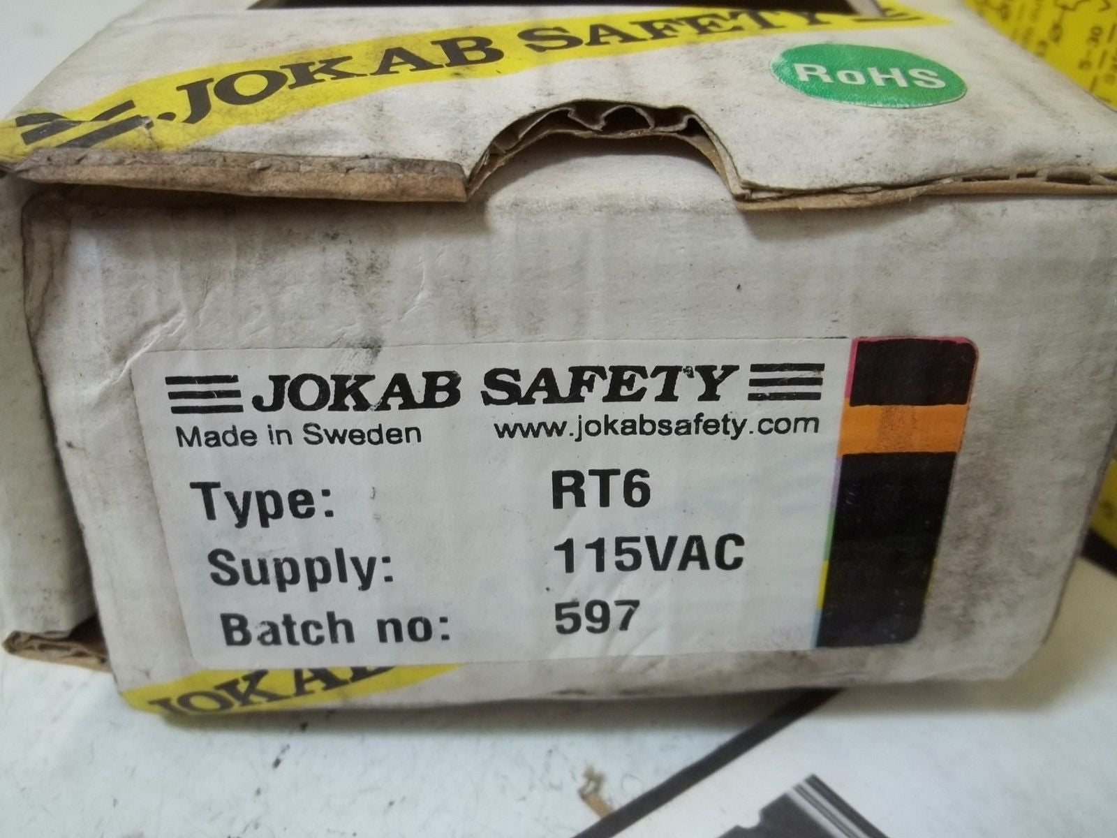 JOKAB RT6115VAC  SAFETY RELAY *NEW IN BOX*