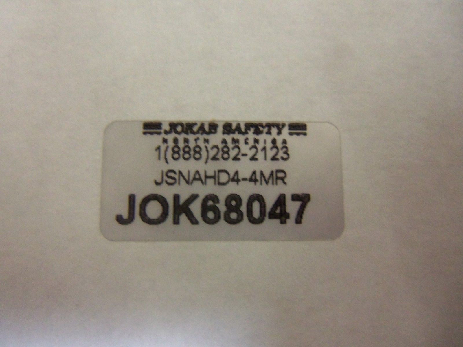 JOKAS SAFETY JSNAHD4-4MR *NEW IN BOX*