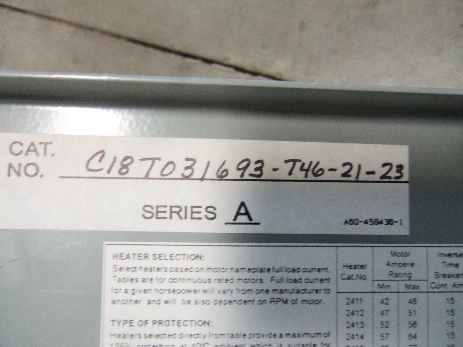 JOSLYN CLARK C18T031693-T46-21-23 STARTER *NEW NO BOX*