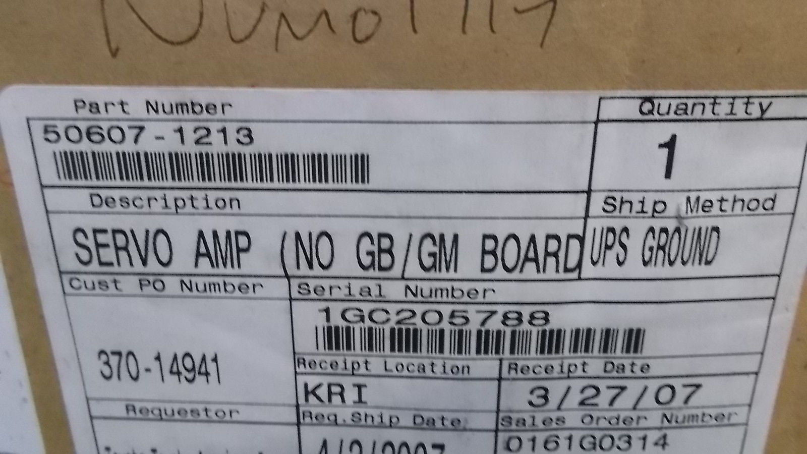 KAWASAKI 50607-1213 SERVO AMP *NEW IN BOX*
