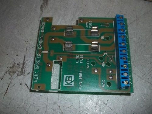KB ELECTRONICS 9884 BARRIER TERMINAL BOARD *USED*