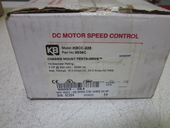 KB ELECTRONICS KBCC-225 (9938C) CHASSIS MOUNT PENTA-DRIVE *NEW IN BOX*