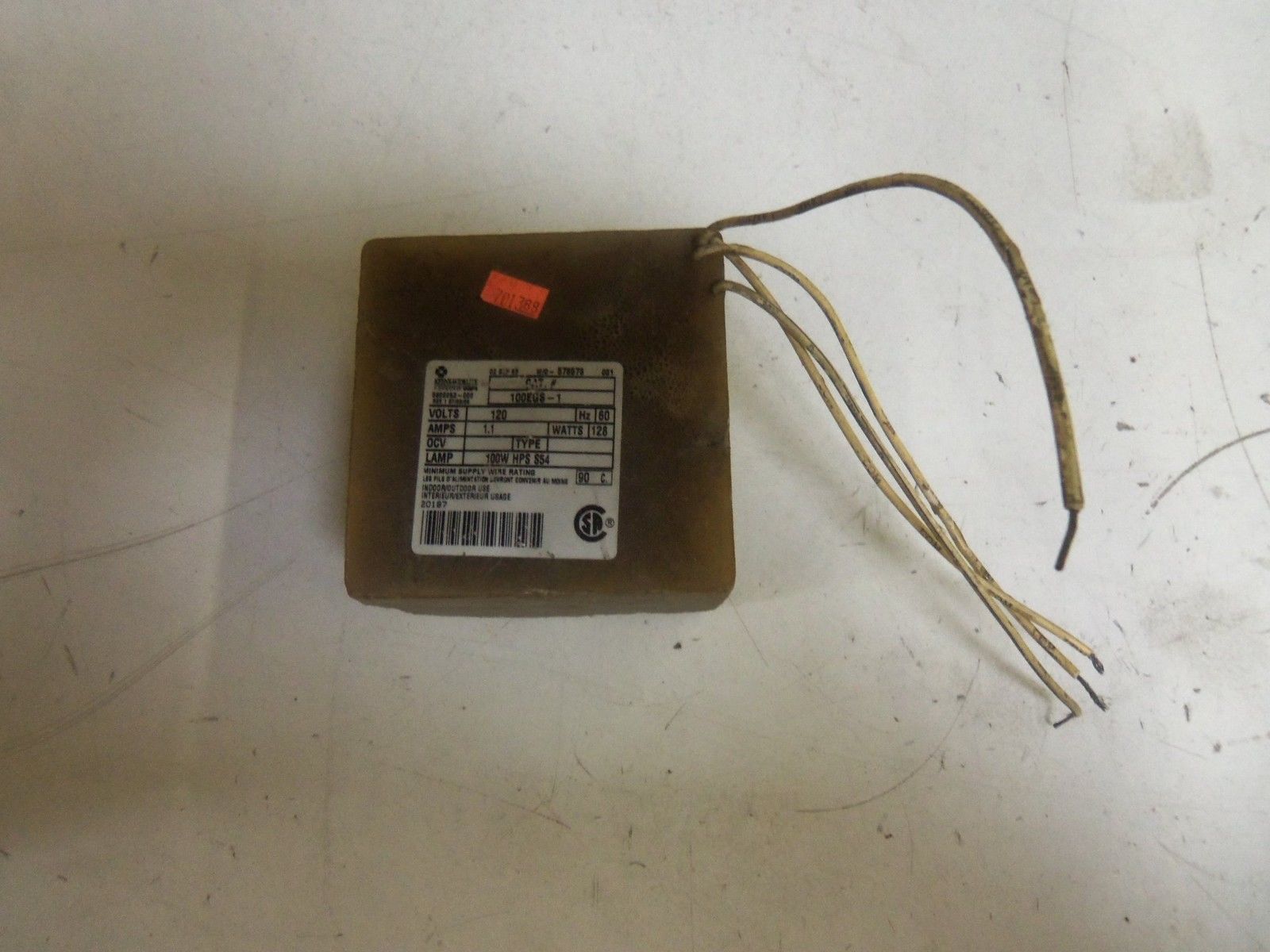 KEENE WIDELITE 100EGS-1 BALLAST *NEW NO BOX*