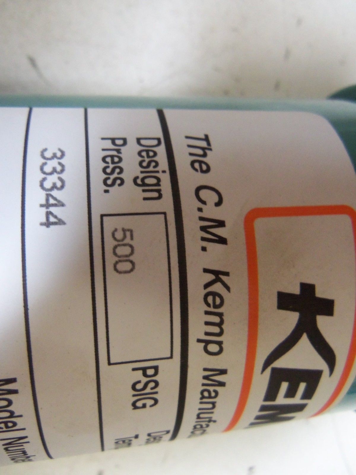 KEMP 33344 FILTER DRAIN ASSEMBLY *NEW IN BOX*