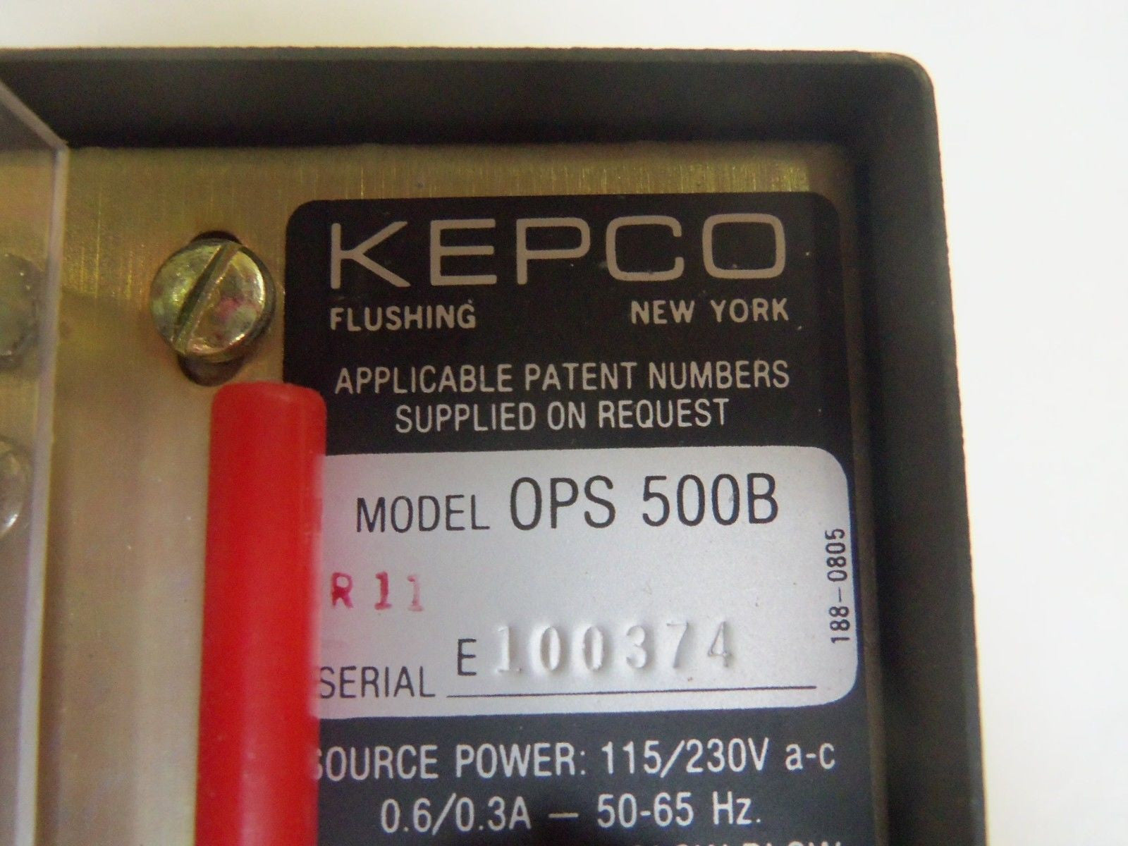 KEPCO OPS500B POWER SUPPLY *USED*