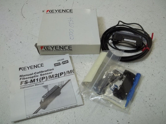 KEYENCE FS-M2P MANUAL CALIBRATION AMPLIFIER *NEW IN BOX*