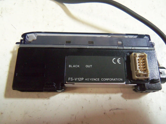 KEYENCE FS-V12P FIBEROPTIC SENSOR *NEW IN BOX*