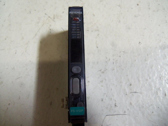 KEYENCE FS-V12P FIBEROPTIC SENSOR *NEW IN BOX*