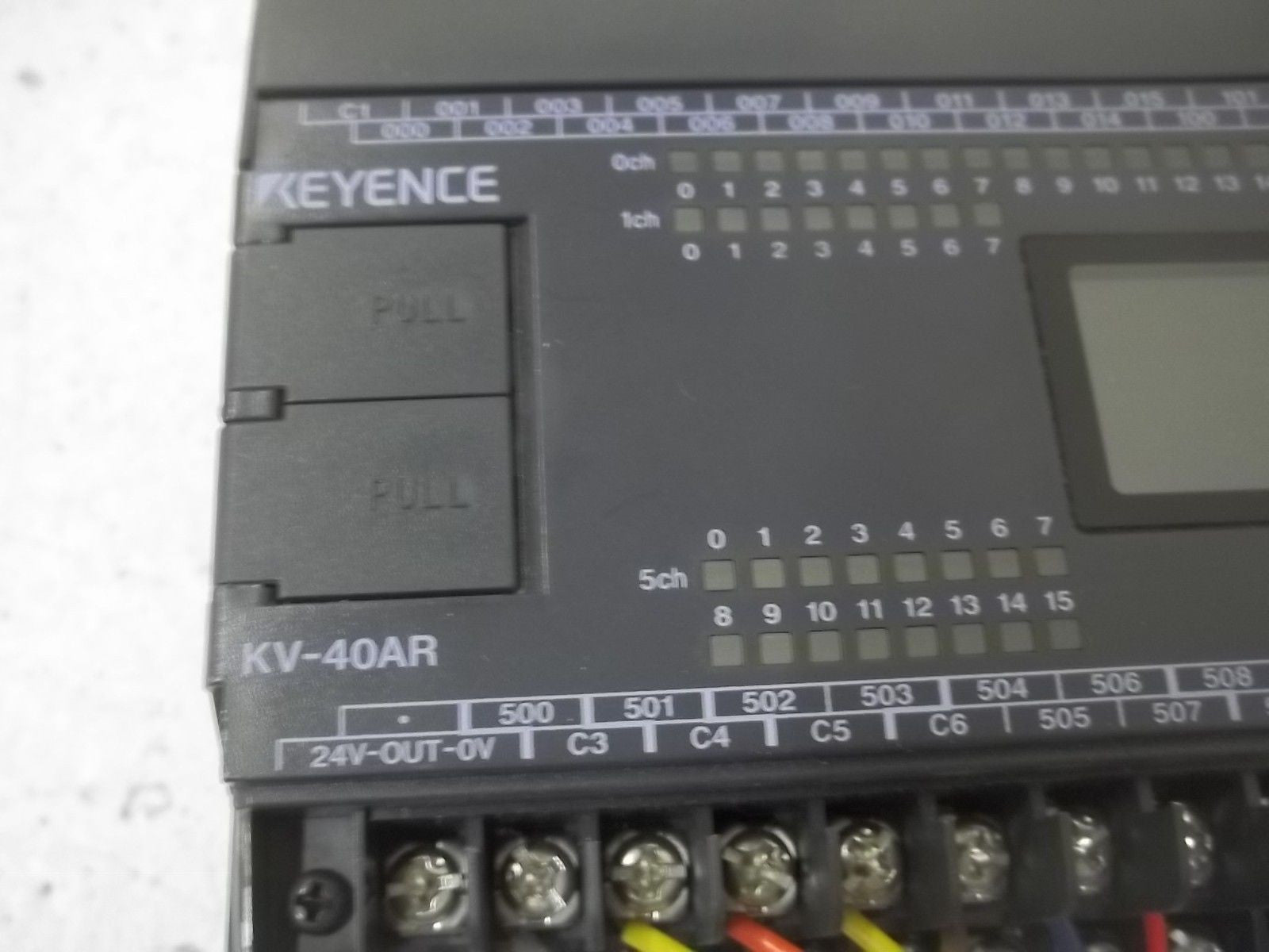 KEYENCE KV-40AR PROGRAMMABLE CONTROLLER *USED*