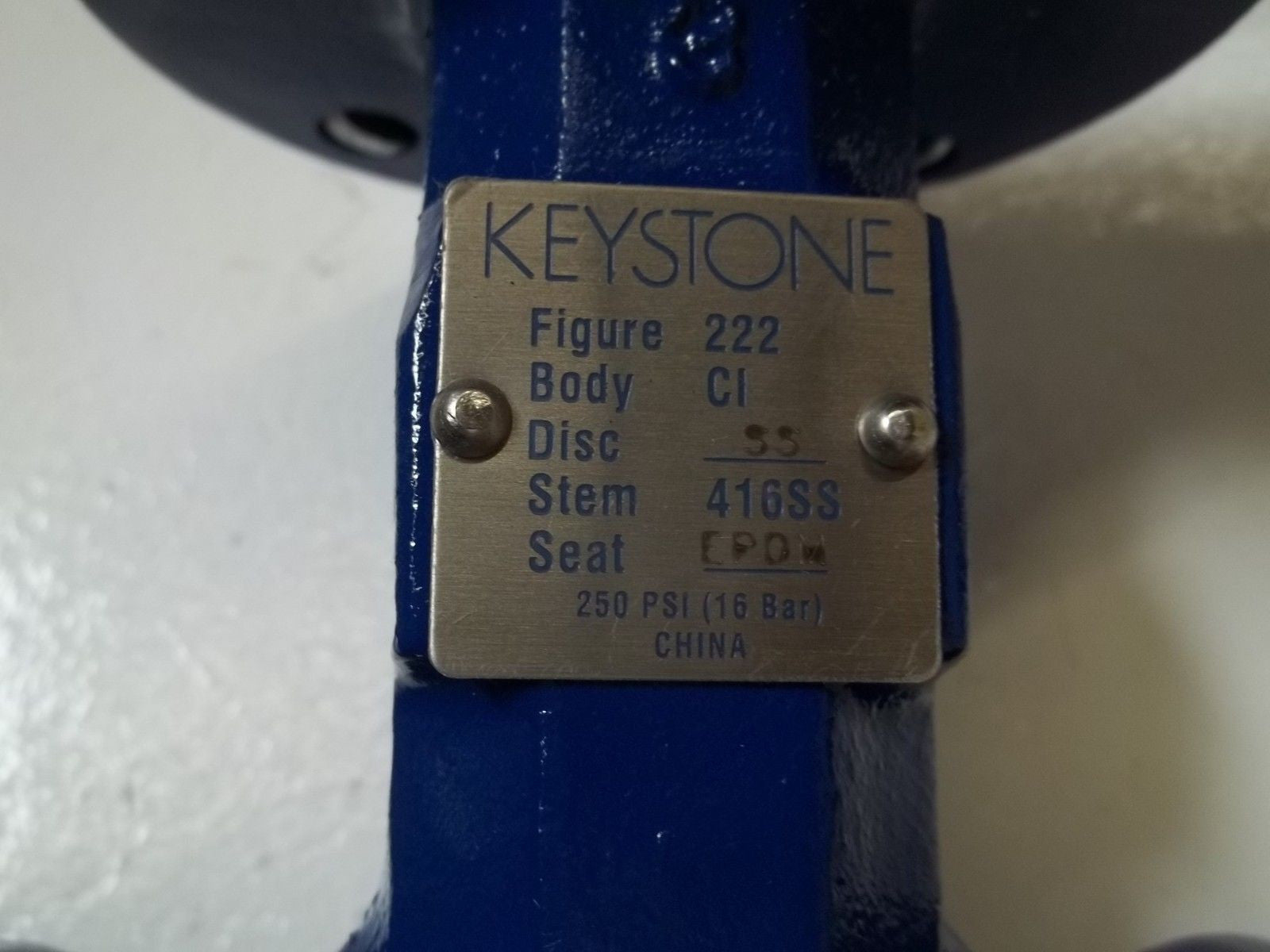 KEYSTONE FIG.222 VALVE SIZE 3" TRIM NO.786 *NEW NO BOX*