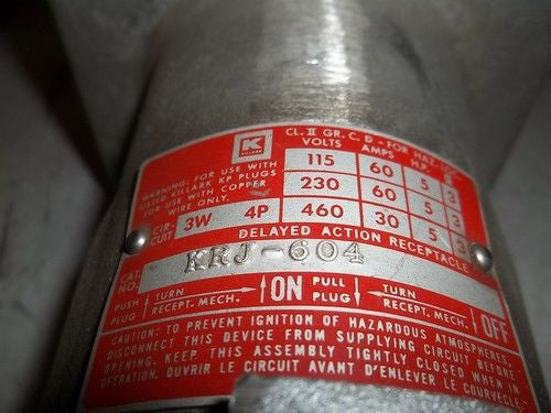 KILLARK KRJ-604 RECEPTACLE *USED*